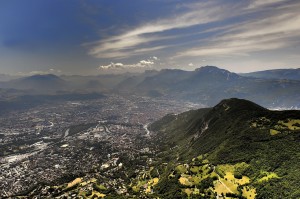 grenoble vue du ciel